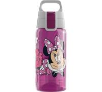 Sigg - Gourde Enfant - Viva One Junior Minnie (Disney) - Convient Aux Boissons Gazeuses - Étanche - Lavable Au Lave-Vaisselle - Sans BPA - Pour École & Sport - Rose Motif Minnie Mouse - 0,5L