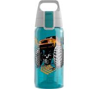 Sigg - Gourde Enfant - Viva One Monstertruck - Convient Aux Boissons Gazeuses - Étanche - Lavable Au Lave-Vaisselle - Sans BPA - Pour École & Sport - Bleu Motif Monstertruck - 0,5L