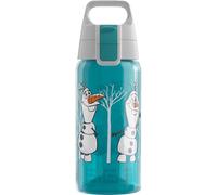 Sigg - Gourde Enfant - Viva One Olaf II (Disney) - Convient Aux Boissons Gazeuses - Étanche - Lavable Au Lave-Vaisselle - Sans BPA - Pour École & Sport - Bleu Motif Olaf Reine Des Neiges - 0,5L