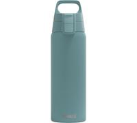 Sigg - Gourde Inox - Shield ONE Morning Blue - Convient Aux Boissons Gazeuses - Étanche & Légère - Sans BPA - Acier Inoxydable 18/8 - Bleu - 0,75 L