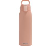 Sigg - Gourde Inox - Shield ONE Rose - Convient Aux Boissons Gazeuses - Étanche & Légère - Sans BPA - Acier Inoxydable 18/8 - Rose - 1L