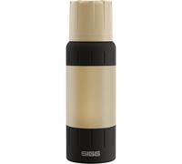 SIGG - Gourde Isotherme 0,5L - Alpine Star, avec Gobelet - 15h Chaud, 56h Froid - Compacte & Robuste - Étanche - Sans BPA - Avec Extra Grip Pour Outdoor, Camping & Randonnée - Acier Inoxydable - Beige