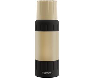 SIGG - Gourde Isotherme 0,5L - Alpine Star, avec Gobelet - 15h Chaud, 56h Froid - Compacte & Robuste - Étanche - Sans BPA - Avec Extra Grip Pour Outdoor, Camping & Randonnée - Acier Inoxydable - Beige