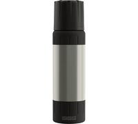SIGG - Gourde Isotherme 0,75L - Alpine Star, avec Gobelet - 20h Chaud, 72h Froid - Compacte & Robuste - Étanche - Sans BPA - Avec Extra Grip Pour Outdoor, Camping & Randonnée - Acier Inoxydable Brossé