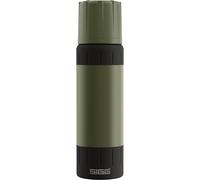 SIGG - Gourde Isotherme 0,75L - Alpine Star, avec Gobelet - 20h Chaud, 72h Froid - Compacte & Robuste - Étanche - Sans BPA - Avec Extra Grip Pour Outdoor, Camping & Randonnée - Acier Inoxydable - Vert