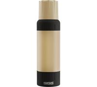 SIGG - Gourde Isotherme 1L - Alpine Star, avec Gobelet - 27h Chaud, 100h Froid - Compacte & Robuste - Étanche - Sans BPA - Avec Extra Grip Pour Outdoor, Camping & Randonnée - Acier Inoxydable - Beige