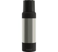 SIGG - Gourde Isotherme 1L - Alpine Star, avec Gobelet - 27h Chaud, 100h Froid - Compacte & Robuste - Étanche - Sans BPA - Avec Extra Grip Pour Outdoor, Camping & Randonnée - Acier Inoxydable Brossé