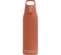 SIGG - Gourde Isotherme 1L - Shield Therm One Eco Red - Rando, Fitness, Yoga - Convient Aux Boissons Gazeuses - Étanche - Passe Au Lave Vaisselle - Sans BPA - Acier Inoxydable 90% Recyclé - Rouge