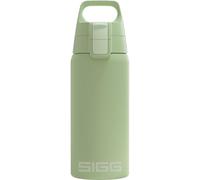 SIGG - Gourde Isotherme 500 ml - Shield Therm One Eco Green - Rando, Fitness, Yoga - Convient Aux Boissons Gazeuses - Étanche - Passe Au Lave Vaisselle - Sans BPA - Acier Inoxydable 90% Recyclé - Vert