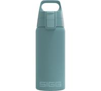 SIGG - Gourde Isotherme 500 ml - Shield Therm One Morning Blue - Rando, Fitness, Yoga - Convient Aux Boissons Gazeuses - Étanche - Passe Au Lave Vaisselle - Sans BPA - Acier Inox 90% Recyclé - Bleu
