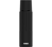 SIGG - Gourde Isotherme 500 ml - Thermo Flask Gemstone IBT Obsidian - Avec Tasse - Pour Randonnée & Camping - Étanche & Légère - Sans BPA - Acier Inoxydable 18/8 - Noir