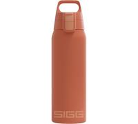 SIGG - Gourde Isotherme 750 ml - Shield Therm One Eco Red - Rando, Fitness, Yoga - Convient Aux Boissons Gazeuses - Étanche - Passe Au Lave Vaisselle - Sans BPA - Acier Inoxydable 90% Recyclé - Rouge