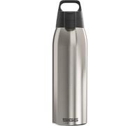 SIGG - Gourde isotherme - Bouteille isotherme Shield Therm One Brushed - Boissons gazeuses - Anti-fuite - Passe au lave-vaisselle - Sans BPA - 90% acier inoxydable recy rgent - 1 l