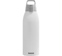 Sigg - Gourde Isotherme - Shield Therm One White - Convient Aux Boissons Gazeuses - Étanche - Passe Au Lave Vaisselle - Sans BPA - Acier Inoxydable 90% Recyclé - Blanc - 1.5L