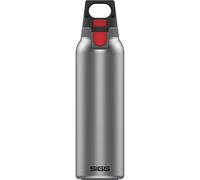 SIGG - Gourde Isotherme - Thermo Flask Hot & Cold ONE Light Brushed - Avec Filtre À Fruits - Pour Randonnée & Camping - Étanche - Sans BPA - Acier Inoxydable 18/8 - Inox Brossé - 0,55L