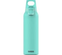 SIGG - Gourde Isotherme - Thermo Flask Hot & Cold ONE Light Glacier - Avec Filtre À Fruits - Pour Randonnée & Camping - Étanche - Sans BPA - Acier Inoxydable 18/8 - Bleu Clair - 0,55L