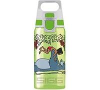 Sigg - Gourde Enfant - Viva One Junglebook (Disney) - Convient Aux Boissons Gazeuses - Étanche - Lavable Au Lave-Vaisselle - Sans BPA - Pour École & Sport - Vert Motif Le Livre de la Jungle - 0,5L