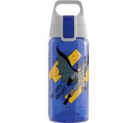 SIGG - Gourde pour enfant - Viva One - Batman - Convient pour les boissons gazeuses - Anti-fuite - Passe au lave-vaisselle - Sans BPA - Pour le sport et l'école - Bleu - 0,5 l