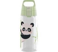 Sigg - Gourde pour enfant - Viva One Panda - Convient pour les boissons gazeuses - Anti-fuite - Passe au lave-vaisselle - Sans BPA - Pour le sport et l'école - Transparent - 0,5 l
