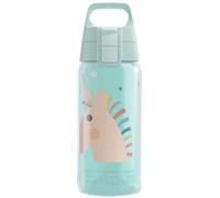 Sigg - Gourde pour enfant - Viva One Unistars - Convient pour les boissons gazeuses - Anti-fuite - Passe au lave-vaisselle - Sans BPA - Pour le sport et l'école - Bleu - 0,5 l