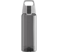 Sigg - Gourde Transparente en Tritan - Total Color Anthracite - Convient Aux Boissons Gazeuses - Lavage Au Lave-Vaisselle - Étanche & Poids Plume - Sans BPA - Sport, Camping, Randonnée - Gris - 0,6L