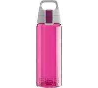 Sigg - Gourde Transparente en Tritan - Total Color Berry - Convient Aux Boissons Gazeuses - Lavage Au Lave-Vaisselle - Étanche & Poids Plume - Sans BPA - Sport, Camping, Randonnée - Rose - 0,6L
