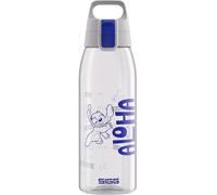 Sigg - Gourde Transparente en Tritan - Total Color Stitch - Convient Aux Boissons Gazeuses - Lavage Au Lave-Vaisselle - Étanche & Poids Plume - Sans BPA - Sport, Camping, Randonnée - Stitch - 1L