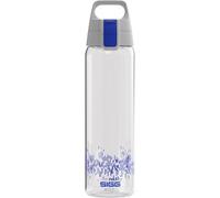 Sigg - Gourde Transparente Tritan - Total Clear ONE My Planet - Adaptée Boissons Gazeuses - Lavage Au Lave-Vaisselle - Étanche - Avec Filtre - Sans BPA - Sport, Camping, Rando, Yoga - Bleu - 0,75L