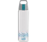 Sigg - Gourde Transparente Tritan - Total Clear ONE My Planet - Adaptée Boissons Gazeuses - Lavage Au Lave-Vaisselle - Étanche - Avec Filtre - Sans BPA - Sport, Camping, Rando, Yoga - Bleu - 0,75L
