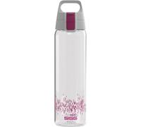 Sigg - Gourde Transparente Tritan - Total Clear ONE My Planet - Adaptée Boissons Gazeuses - Lavage Au Lave-Vaisselle - Étanche - Avec Filtre - Sans BPA - Sport, Camping, Rando, Yoga - Rose - 0,75L