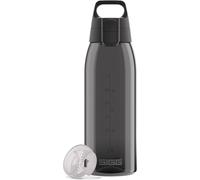 SIGG - Gourde Tritan - Total Color ONE anthracite - Convient pour les boissons gazeuses - Passe au lave-vaisselle - Anti-fuite - Légère - Sans BPA - Gris - 1 l
