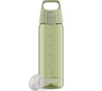 Sigg - Gourde Tritan - Total Color ONE Eco Green - Convient pour les boissons gazeuses - Passe au lave-vaisselle - Anti-fuite - Légère - Sans BPA - Vert - 0,6 l