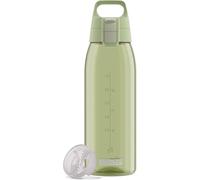 SIGG - Gourde Tritan - Total Color ONE Eco Green - Convient pour les boissons gazeuses - Passe au lave-vaisselle - Anti-fuite - Légère - Sans BPA - Vert - 1 l
