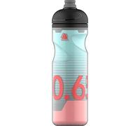 Sigg - Gourde Vélo Isotherme - Pulsar Therm Frost - Gourde Souple Ultra-Légère - Compatible Lave-vaisselle - Étanche - Sans BPA - Accessoire Sport Outdoor & Vélo - Turquoise Pastel & Rouge - 0,65L