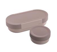 SIGG Lumo L Dusk - Boîte à déjeuner avec boîte supplémentaire - Boîte à déjeuner légère comme une plume, 2 en 1 - Sans BPA - Rose - 1 l