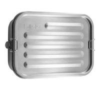 SIGG Boîte bento Sélénite 20,5×14,5 cm – Étanche en acier inoxydable 18/8 – Argent