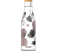 SIGG Metis Sumatra Bouteille hermétique (0,6 L), Bouteille en verre sans BPA, Gourde réutilisable résistante à la chaleur, en collaboration avec One Tree Planted