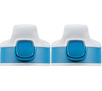 Sigg Miracle Kids Top Bouchon de rechange, Pièce de rechange pour toutes les bouteilles Miracle Kids (0,35 L ; 0,4 L ; 0,45 L), Bouchon pour bouteille avec paille (Lot de 2)