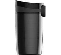 Sigg - Mug Thermos - Travel Mug Miracle Black - Chaud & Froid - Étanche - Compatible Tous Porte-gobelets - Sans BPA - Acier Inoxydable 18/8 - Sport, Camping, Voyage - Noir - 0,27L