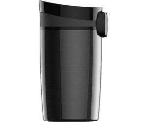 Sigg - Mug Thermos - Travel Mug Miracle Black - Chaud & Froid - Étanche - Compatible Tous Porte-gobelets - Sans BPA - Acier Inoxydable 18/8 - Sport, Camping, Voyage - Noir - 0,27L
