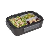 SIGG Nimo Boîte à déjeuner L Anthracite - Boîte à déjeuner légère - 2 en 1 - Sans BPA - Gris - 1 l