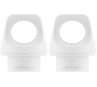 Sigg Screw Top White bouchon (taille unique), pièce de rechange pour bouteille à goulot étroit ou avec adaptateur WMB, couvercle garanti sans fuite, Blanc, 18x6x6 cm (Lot de 2)