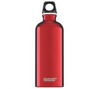 SIGG Gourde Traveller 0,6 L Aluminium – Étanche, Sans BPA – Rouge