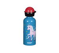 SIGG Gourde enfant en aluminium KBT Bella Unicorn – Étanche, légère, sans BPA – Bleu/rose 0,4 L