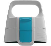 Sigg WMB ONE Top 2 Grey Aqua couvercle (taille unique), pièce de rechange pour bouteille, bouchon étanche qui s'ouvre d'une seule main