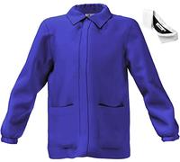 Siggi - Blouse de maternelle garçon bleu bleuet, Bleu (bluette), 8 años-128 cm