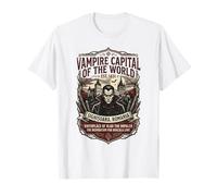 Sighisoara, Roumanie - Capitale Mondiale des Vampires - Vintage T-Shirt