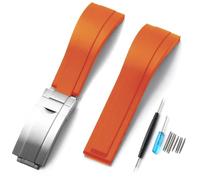 Sight Focus Bracelet de montre en caoutchouc 20 mm, 21 mm, 22 mm pour Rolex Cosmograph Daytona, Submariner, Yacht-Master, GMT-Master, Sea Dweller, Sky Dweller, Air-King, Datejust, Day-Date, Explorer,