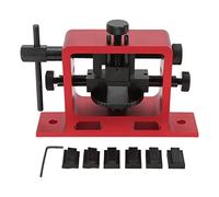 Sight Pusher Outil de Poussoir de visée arrière Pistolet en Alliage d'aluminium anodisé à Queue d'aronde Outil de Réglage de Visée Universel Arme(Rouge)