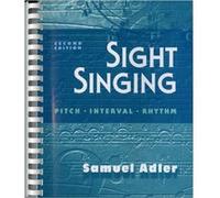 Sight Singing by Adler & Samuel Juilliard School of Music & Emeritus Samuel Adler (Auteur)